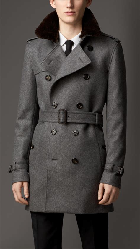 burberry cashmere trench coat ebay|Burberry cashmere coat men's.